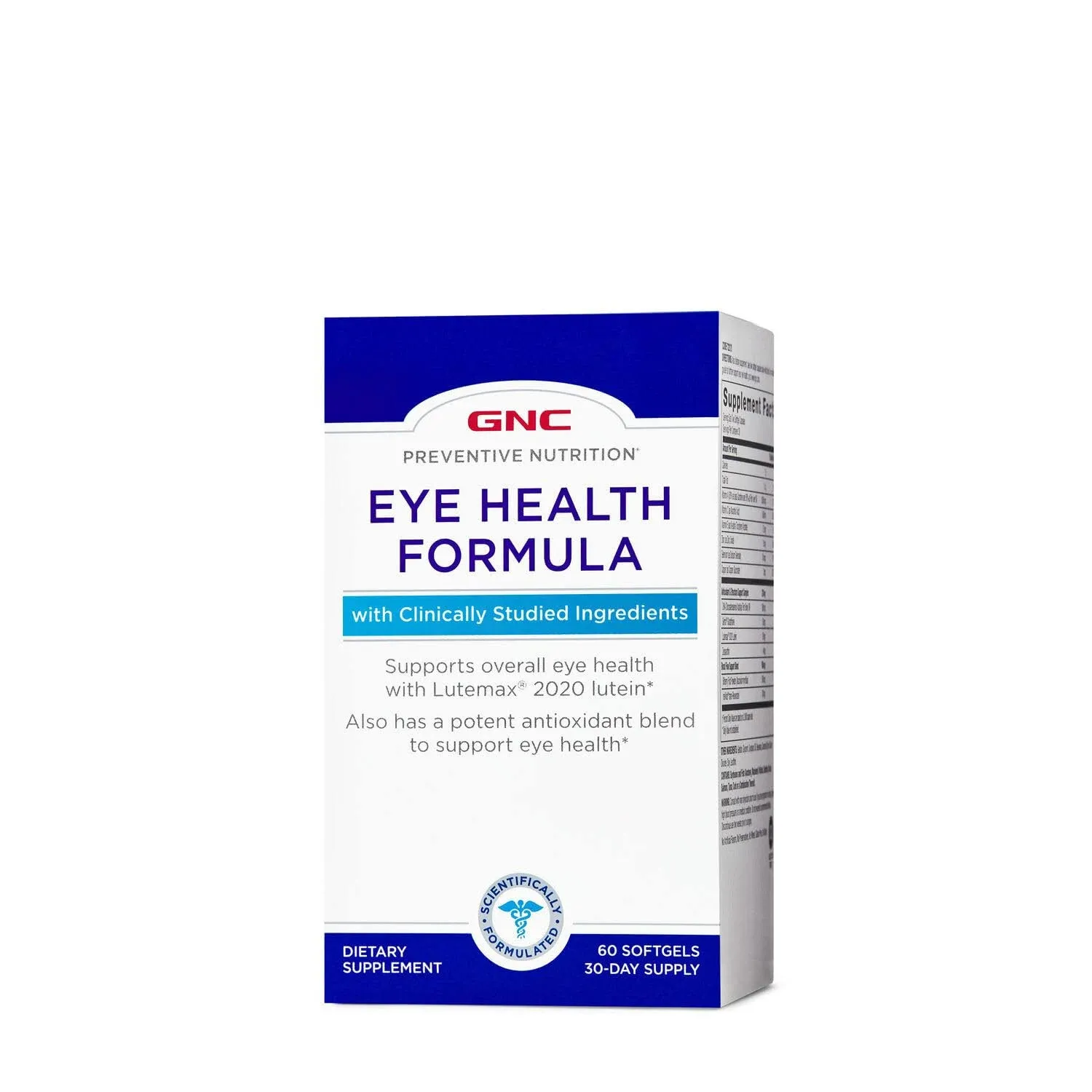 GNC Preventive Nutrition Eye Health Formula Softgels (60 ct)