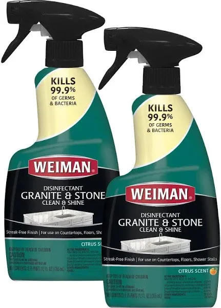 Weiman Granite & Stone Daily Clean & Shine With Disinfectant - 24 oz