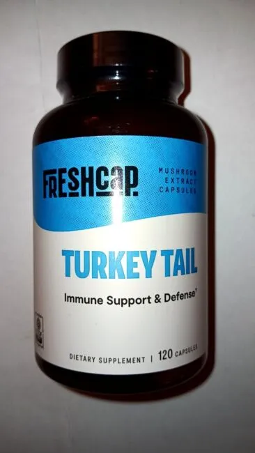 FreshCap Mushrooms Turkey Tail Capsules (120 Count)