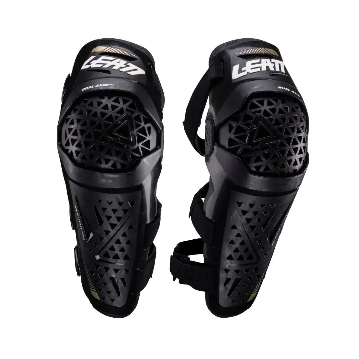 Leatt Dual Axis Pro Knee Guards - Black-S/M