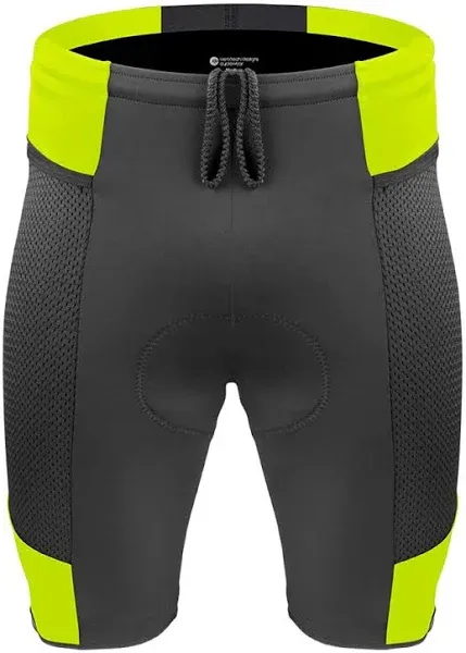 Aero|Tech|Designs Men's Gel Touring Padded Bike Shorts