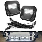 Jinfili LED Tailgate Step Light Truck Bed Multi-Pro Lamp Kit Accessories Replace for GMC Sierra 1500 2500 HD 3500 HD 2020-2021 Chevrolet Silverado