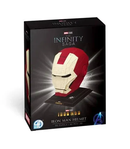 Marvel The Infinity Saga - Iron Man Helmet 3D Puzzle: 92 Pcs Multi