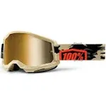 100 Percent Strata 2 Goggles Gold Lens Kombat