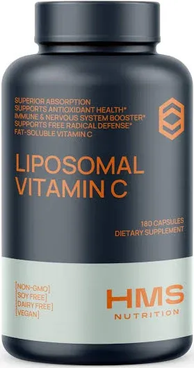 Hms Nutrition Premium 1600mg Liposomal Vitamin C Fat Soluble