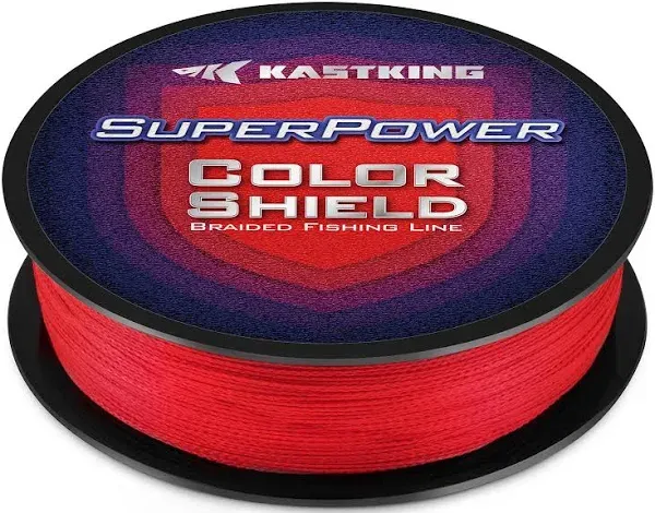 KastKing Superpower ColorShield Braided Fishing Line