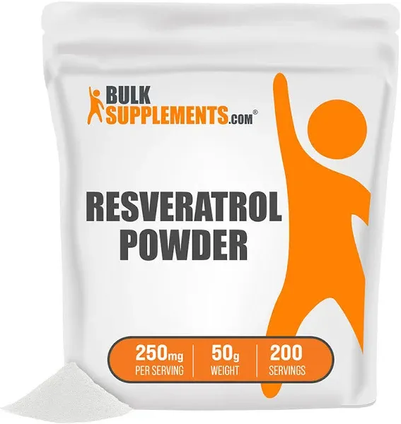 BulkSupplements Pure Resveratrol Powder (50 grams)