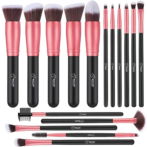 BESTOPE Makeup Brushes 16 Pcs