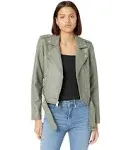 Levi's Belted Faux Leather Moto Jacket Women's