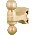 CURT 45912 Replacement Dual-Ball for Adjustable Trailer Hitch Ball Mount 45900 or 45926 , Gold