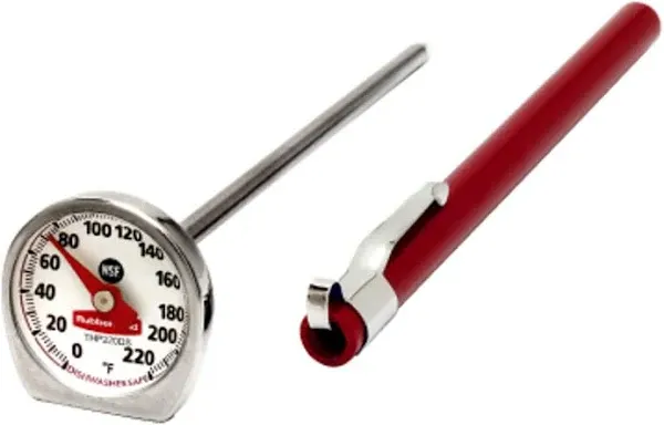 Rubbermaid Commercial Dishwasher Safe Pocket Thermometer