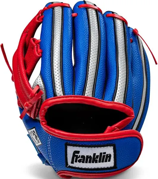 Franklin Sports Air Tech Teeball Glove - Lightweight Foam Fielding Glove - 9.0 Inch - Ready To Play Construction - Left Hand Throw - Colors May Vary