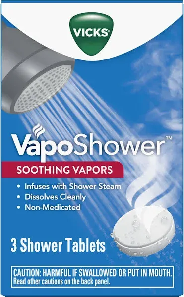 Vicks VapoShower Soothing Shower Tablets