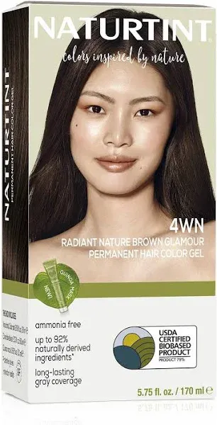 Naturtint Permanent Hair Color 4WN Radiant Nature Brown Glamour