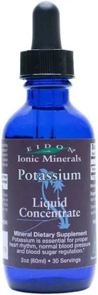 EIDON IONIC MINERALS, Potassium, 18 Oz