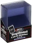 Thick 138PT Card Top Load Holder (Pack of 10), 3 x 4"