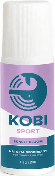 Kobi Deodorant for Teens, Kids, Boys - Natural, Aluminum-Free, Hypoallergenic, Sport Strength - Fresh Lime