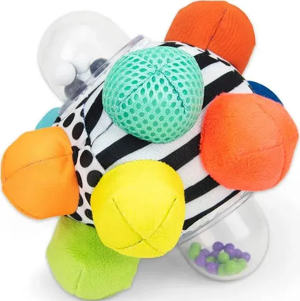 Sassy Bumpy Ball Developmental Baby Toy Inspires Motor Skills - 6 Months and Up