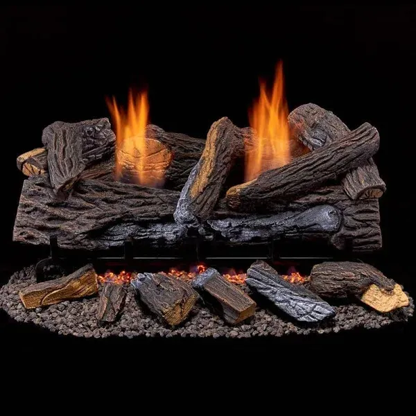 Duluth Forge Ventless Dual-Fuel Gas Log Set