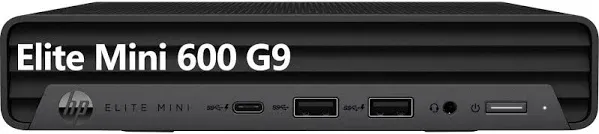 HP Elite Mini 600 G9 MFF Business Desktop Computer, 13th Gen Intel 14 Cores i5-13500T (Beat i7-12700T), 16GB DDR5 RAM, 1TB PCIe SSD, WiFi 6, Bluetooth, Keyboard and Mouse, Windows 11 Pro, Tilsiy