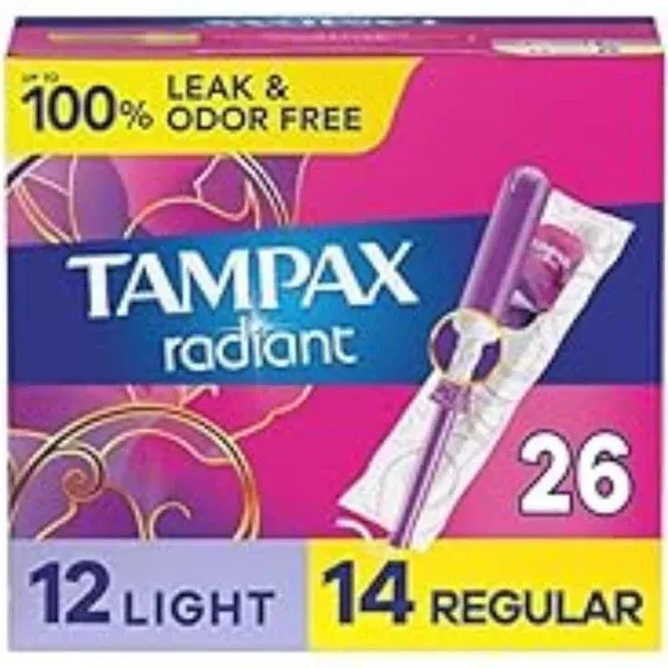 Tampax Radiant TamponsDuo Pack