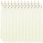 pliadvbu 36 Pack Lvory Taper Candles 10 Inch, Dripless and Unscented Tall Table Candle for Home Decor, Dinner Candle for Thanksgiving, Christmas, Weddings… …