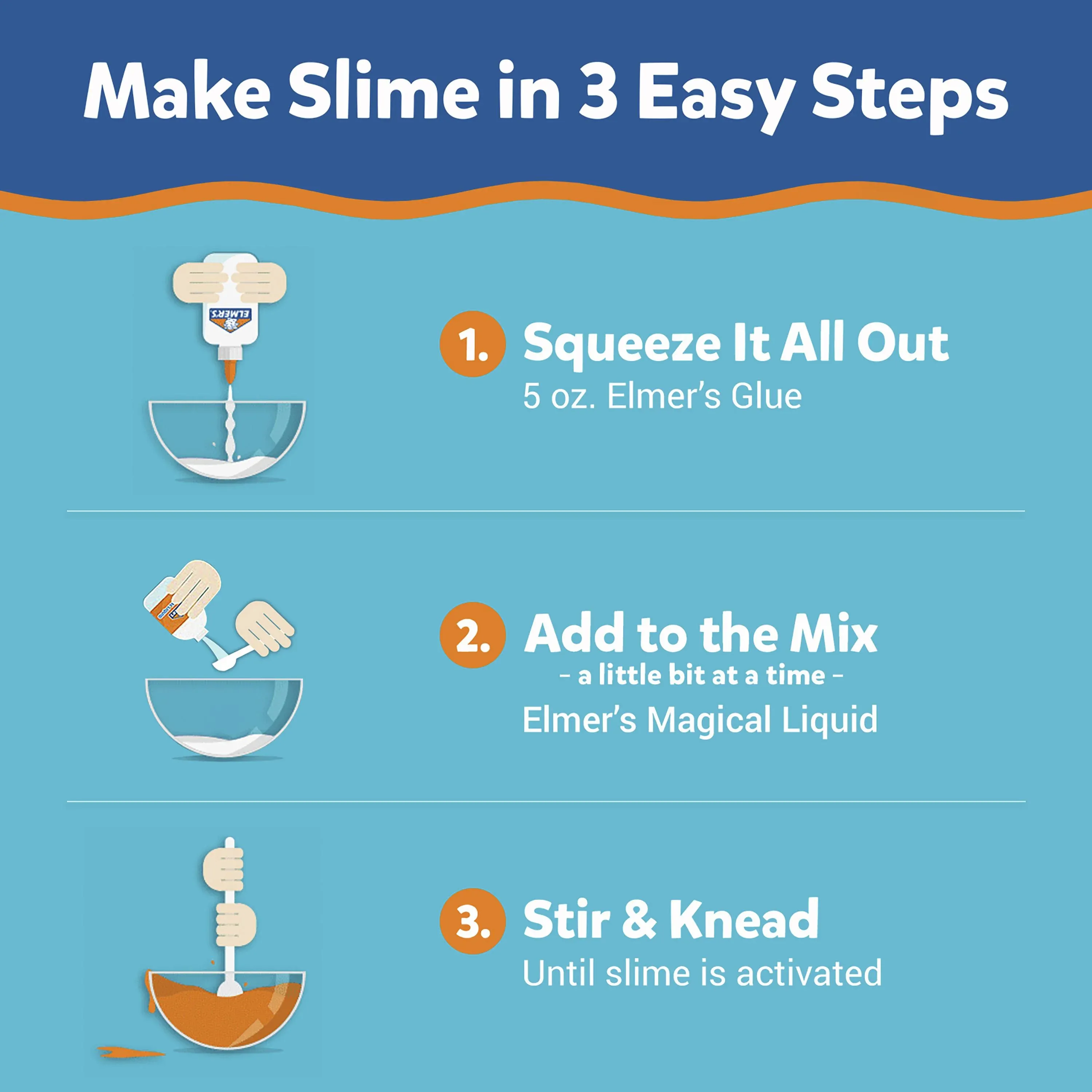 Elmer&#039;s Celebration Slime Kit | Slime Supplies 10 Count- NEW