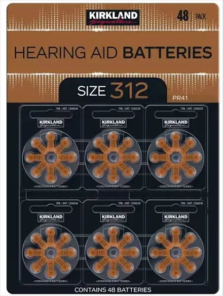 Kirkland Signature Hearing Aid Batteries