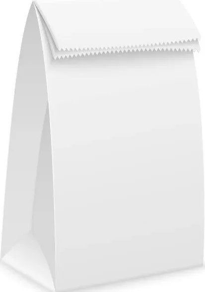 Perfect Stix Kraft White Paper Bags