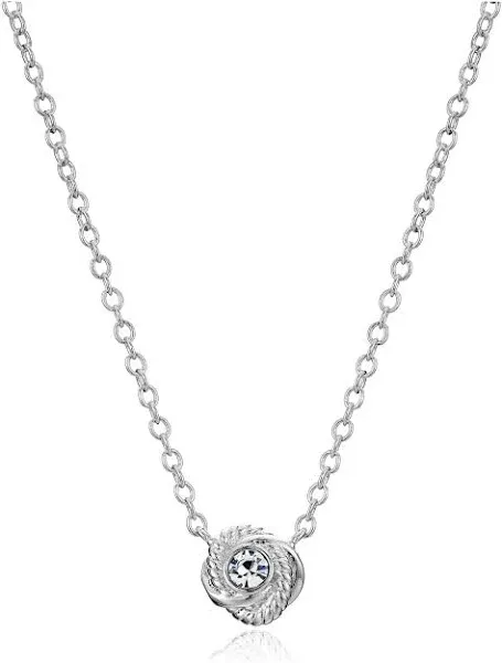 Kate Spade New York Infinity and Beyond Knot womens Mini Pendant Necklace