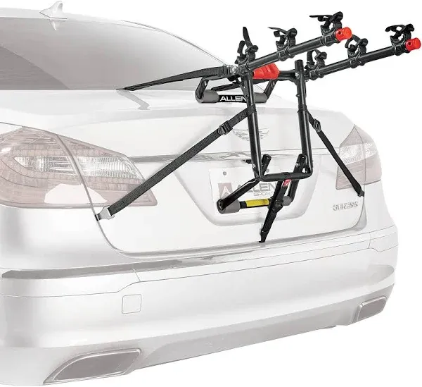 Allen Sports Deluxe+ 3-Bike Trunk Mounted Carrier, Model QS3