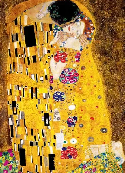 1000 PC GUSTAV KLIMT &#034;THE KISS&#034; Museum ART COLLECTION Jigsaw Puzzle - New Sealed