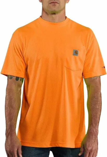 Carhartt Men's Brite Lime Force Color Enhanced Short Sleeve T-Shirt