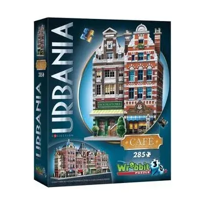 WREBBIT 3D Urbania Collection Café 3D Jigsaw Puzzle (285 Pieces) (W3D-0503)