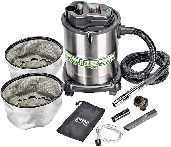 PowerSmith Wheeled Ash/Shop Vacuum 4 Gal. All-In-One w/ Vacuum Attachment Kit