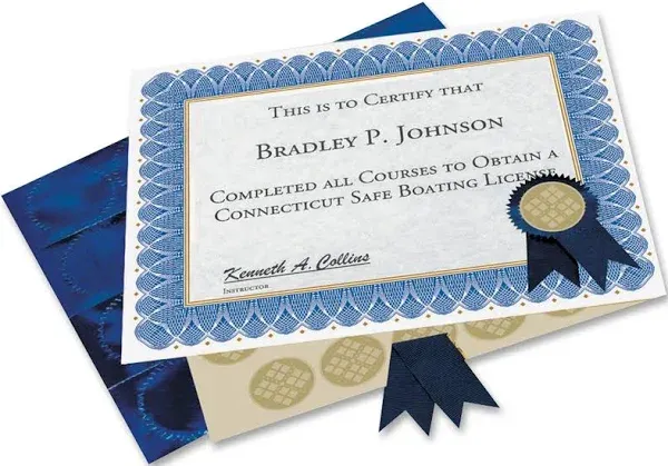 Geographics, LLC Blue Spiral Certificate Kit