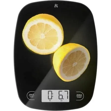 Greater Goods Digital Kitchen Scale - Cooking, Baking, Meal and Food Prep Scale,