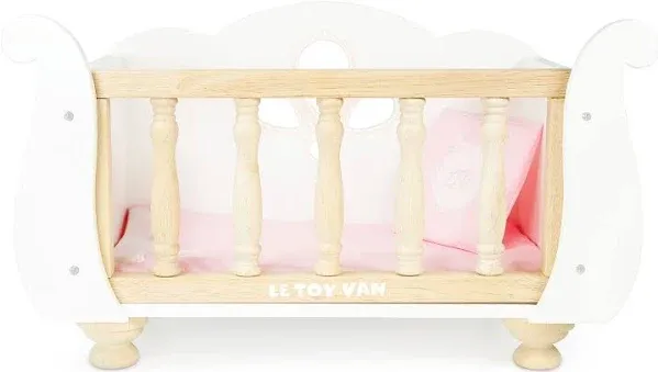 Le Toy Van Sleigh Doll Cot