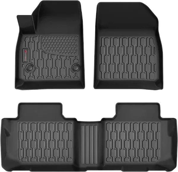 GINOWY-Floor Mats & Cargo Liner for Cadillac XT5 2017-2024 2025丨TPE All Weather Floor Mats for Cadillac XT5丨 XT5 Car Mats, XT5 Cargo Mat Trunk Mat, XT5 Car Accessories