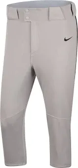 New Nike men’s Xlarge baseball pants gray/blue knickers $42