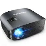 Goodee Projector 4K with WiFi and Bluetooth Supported, FHD 1080p Mini Projector for Outdoor Moives, 5G Video Projector for Home Theater Dolby Audio