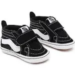 Vans Sk8 Hi Crib Shoes - 3 / Black/True White