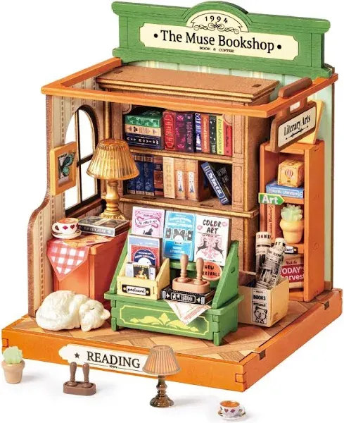 Rolife DIY Miniature House - The Muse Bookshop DS040