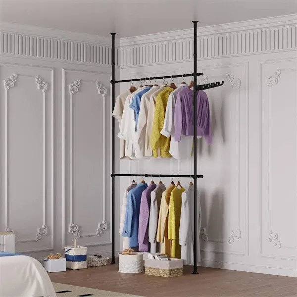 Dyn Ptah Floor to Ceiling Clothing Rack