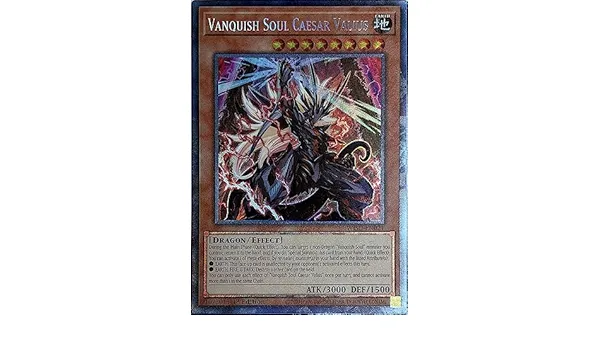 YuGiOh Wild Survivors Ultra Rare Vanquish Soul Caesar Valius Trading Card Game