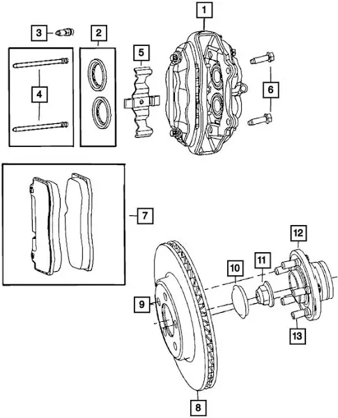 Genuine Mopar Brake Rotor 68184587AE