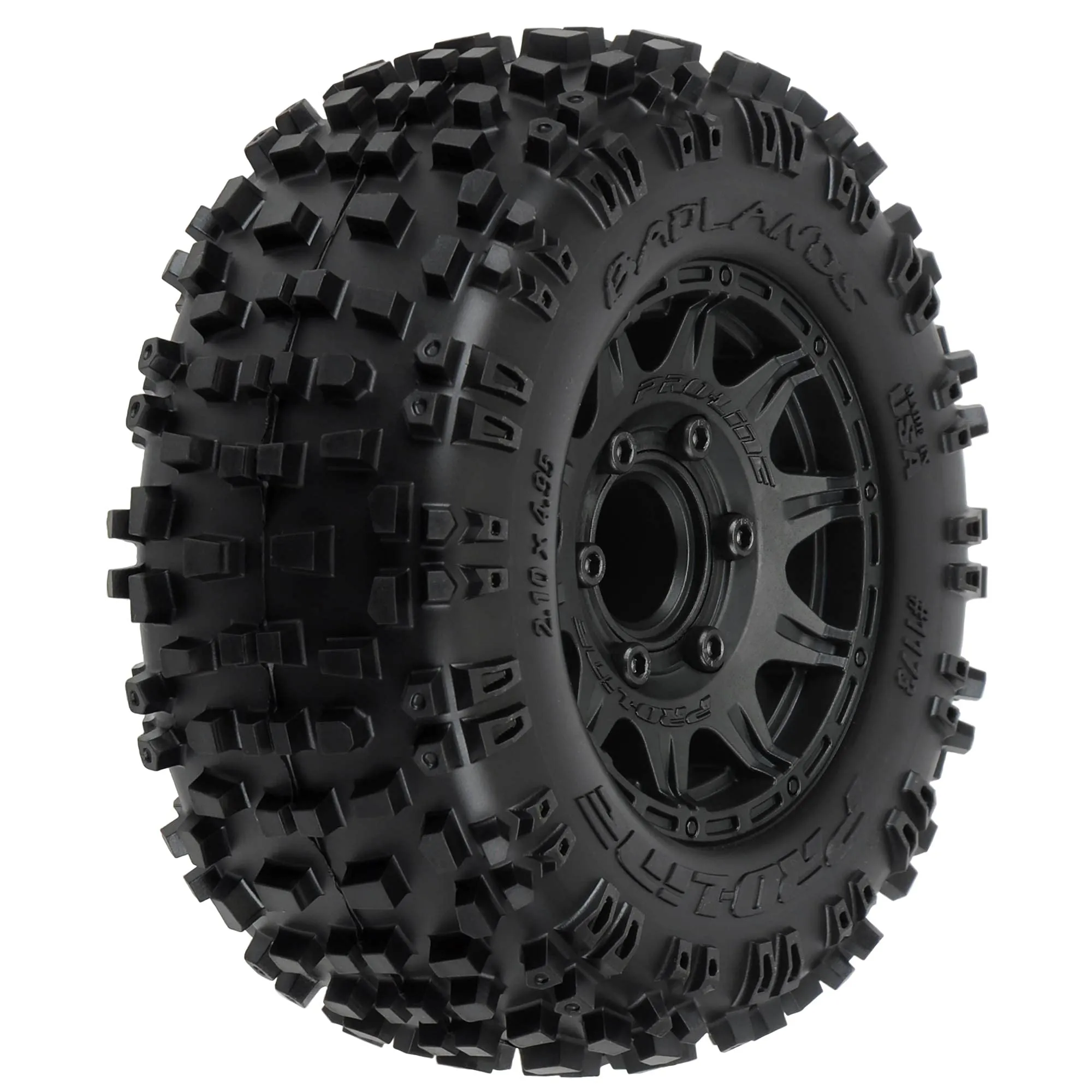 Pro-Line Badlands 2.8" MTD Raid Black 6x30 F/R