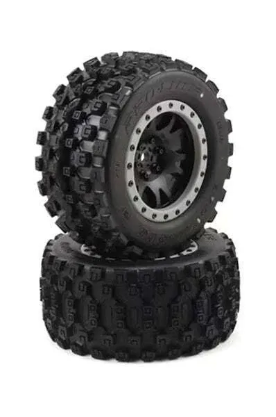 Pro-Line Racing Badlands MX43 Pro-Loc Mnt Impulse BlkGrey2XMX PRO1013113 RC Tire