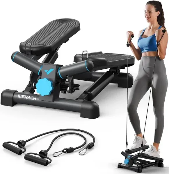 MERACH Mini Stepper For Exercise, Twist Stair Stepper 330LBS Capacity