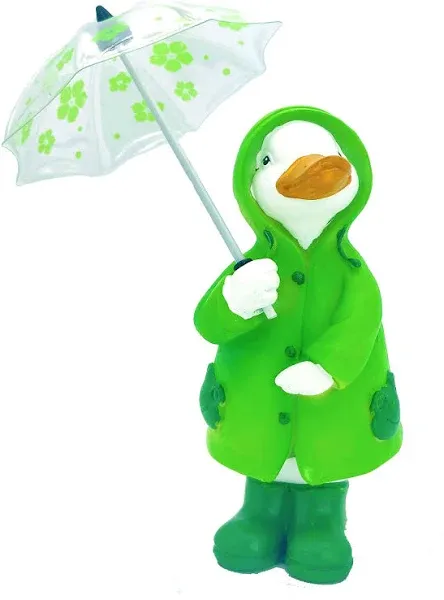 Etlemonde Duck Holding Umbrella Home Decor Figurine